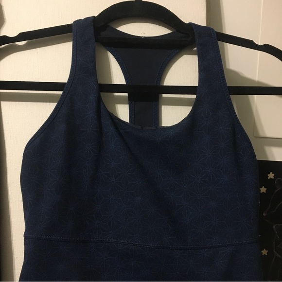 * NWOT Lululemon Size 6 / XS yoga matching set blue navy black gold white - Picture 4 of 14